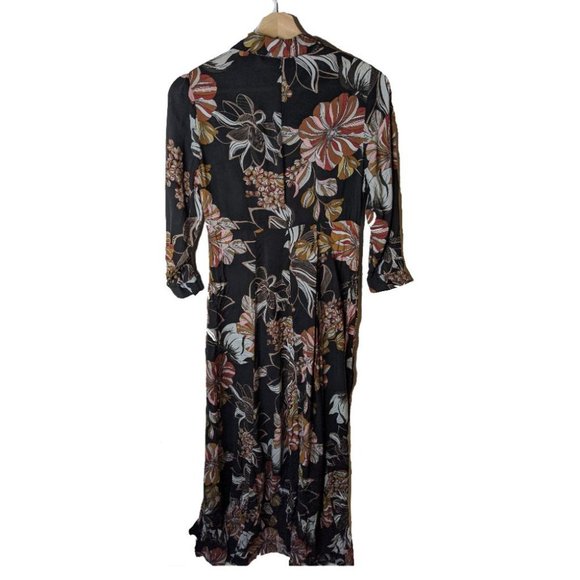 Zara | long floral print dress - Picture 8 of 12